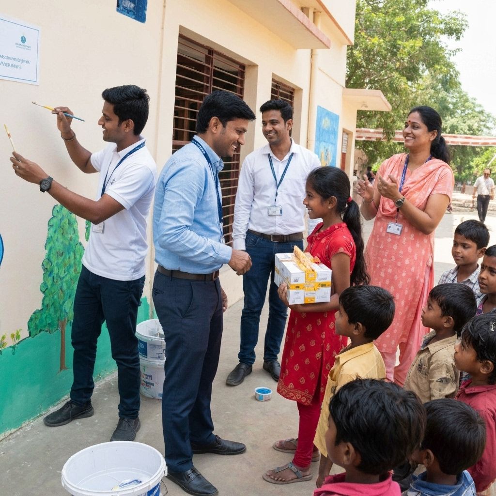 Community service in Mandal